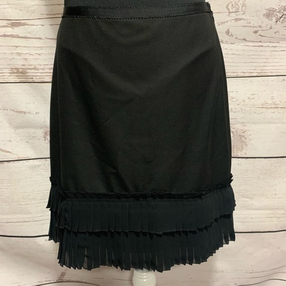 NWT The Limited Black Ruffle Skirt - Picture 2 of 7